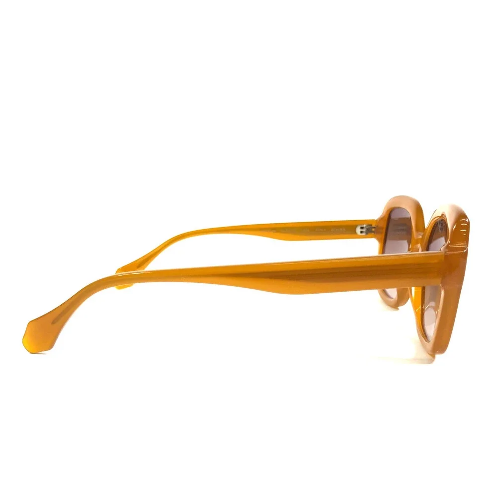 Gigi Studios Sunglasses GENESIS 6934/5 Amber Honey Frames Brown Gradient Lenses